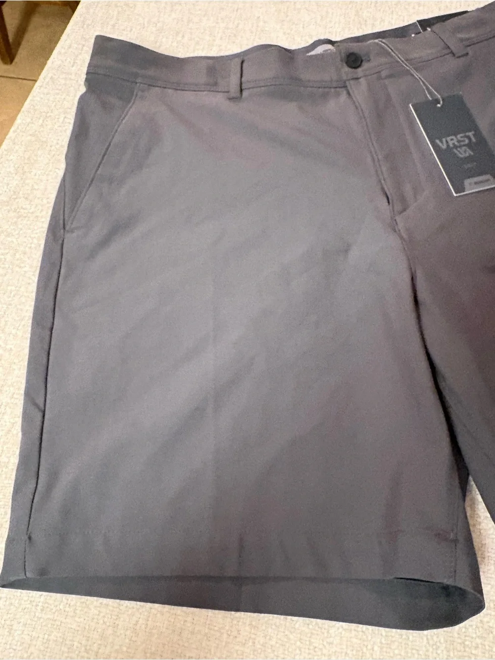 NWT Men's VRST Golf Performance Shorts Graphic Charcoal Size 40